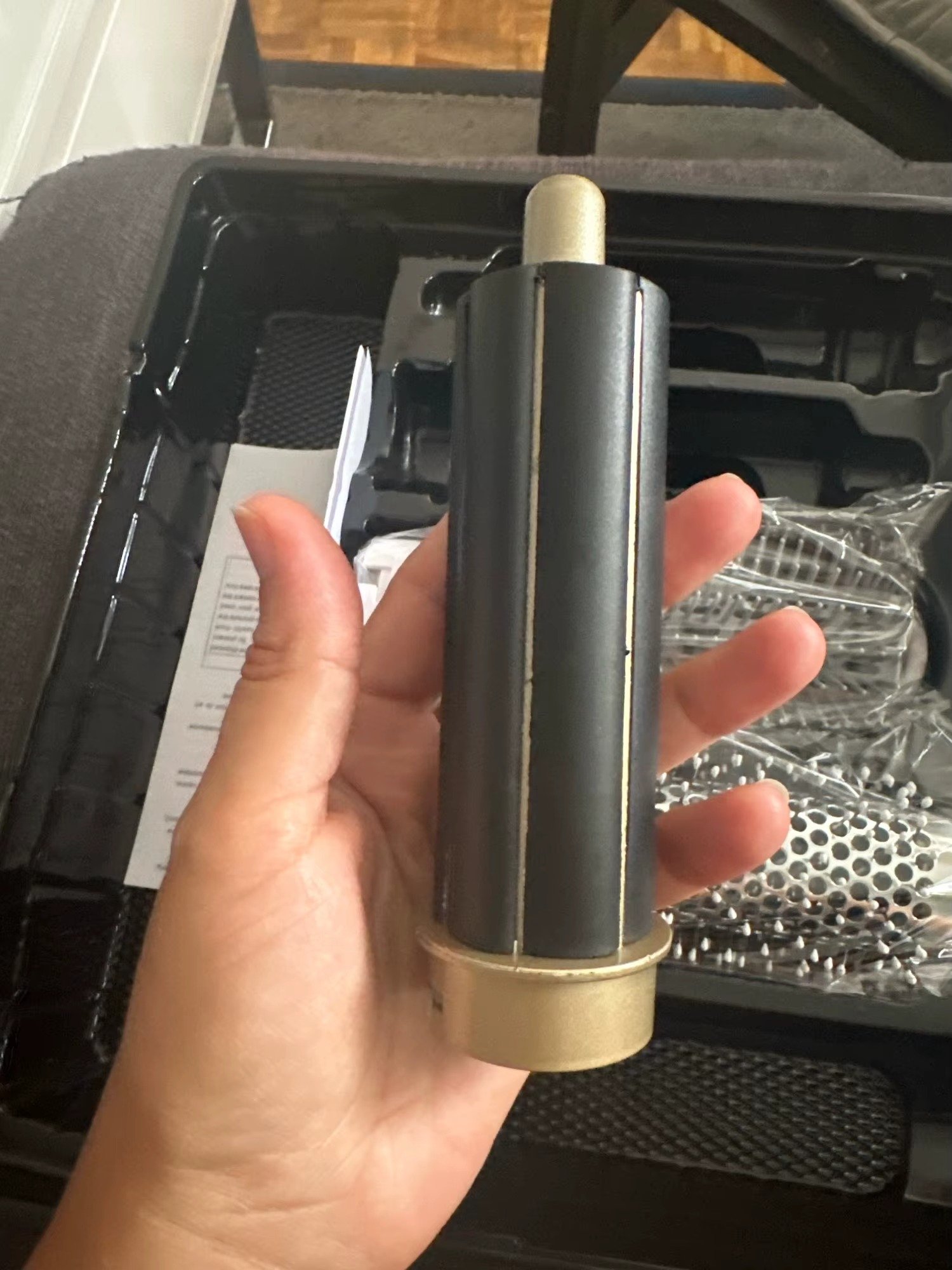 Coffret AirBrosse reçu par une cliente